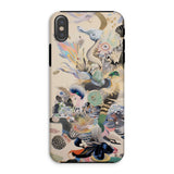 Into the Wild - Dreamy Botanical Art Phone Case Iphone Xs / Matte Abstract Art Phone Case Dreamy Botanical Art, Psychedelic Garden,