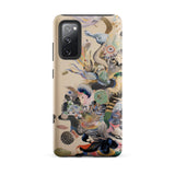 Into the Wild - Dreamy Botanical Art Phone Case Samsung Galaxy S20 Fe / Matte Beige Phone Case Vibrant Surreal Illustration Fantastical Sea
