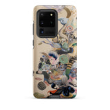 Into the Wild - Dreamy Botanical Art Phone Case Samsung Galaxy S20 Ultra / Matte Beige Vibrant Surreal Collage Marine Life, Psychedelic