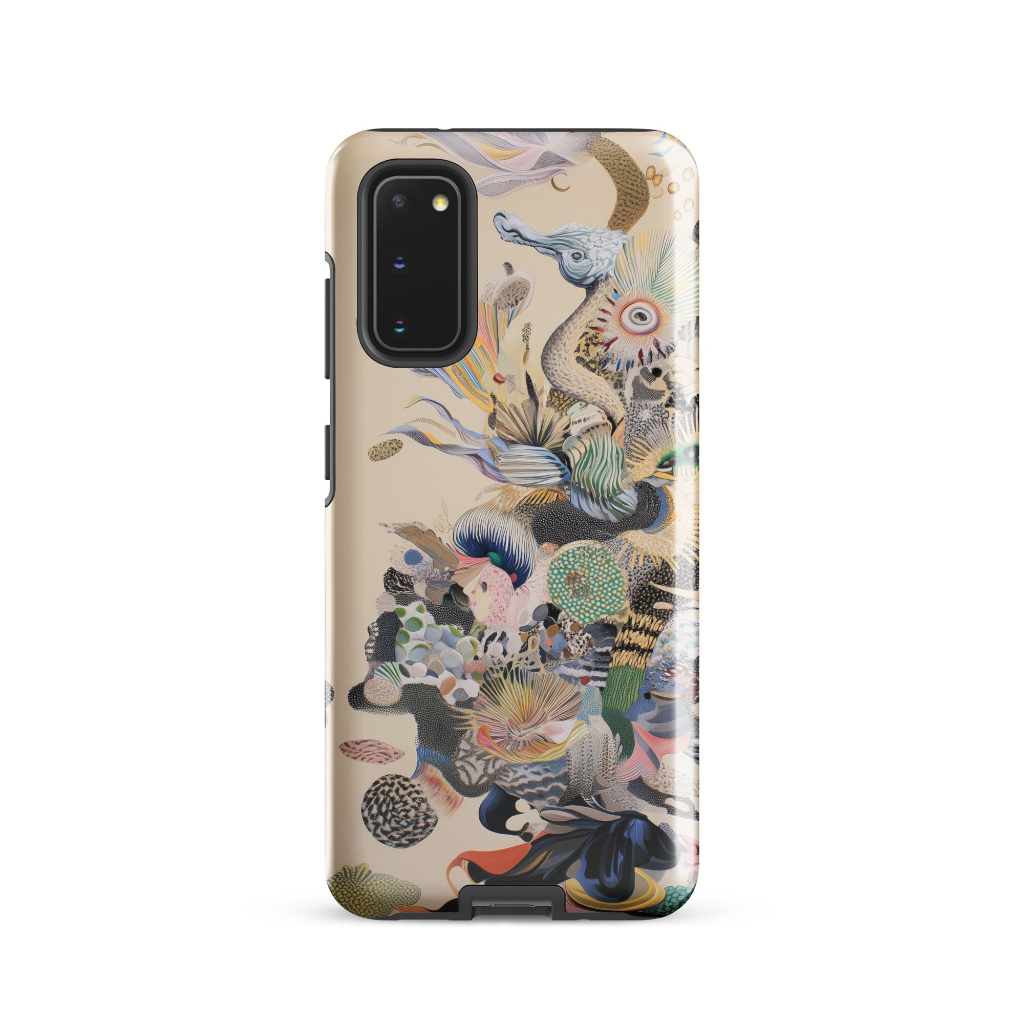 Into the Wild Dreamy Botanical Art Samsung Case, Galaxy S20 / Gloss, Smartphone Case Intricate Colorful Abstract Design