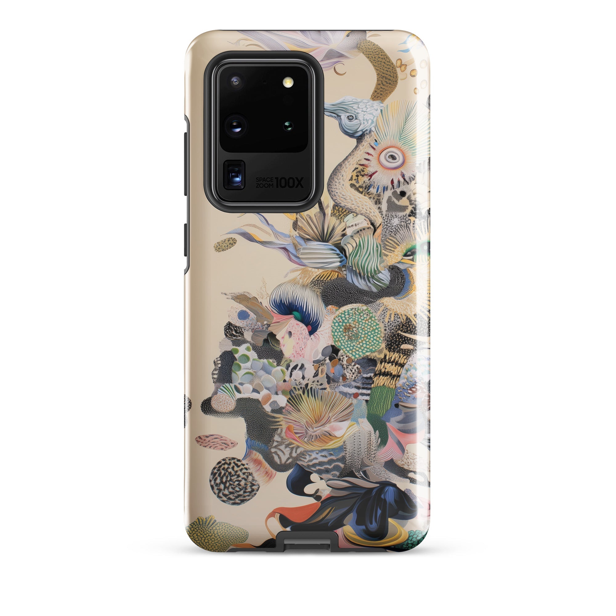 Into the Wild Dreamy Botanical Art Samsung Case, Galaxy S20 Ultra / Gloss, Smartphone Case Abstract Colorful Organic Design