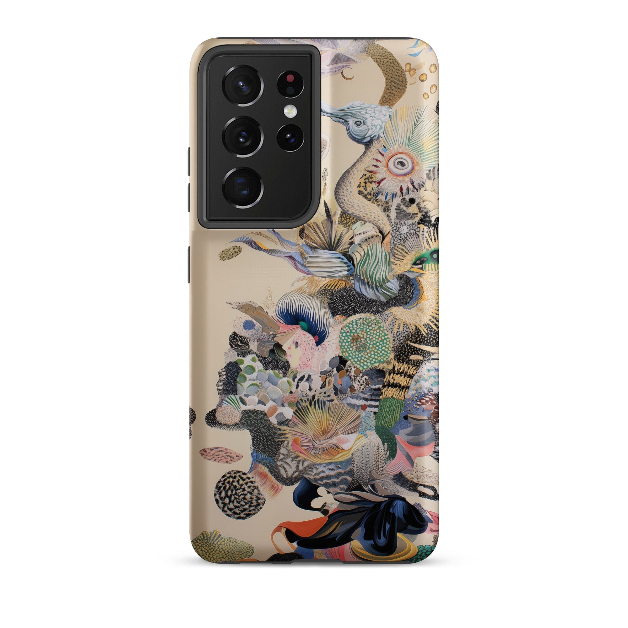 Into the Wild Dreamy Botanical Art Samsung Case, Galaxy S21 Ultra / Matte, Smartphone Case Complex Abstract Colorful Design