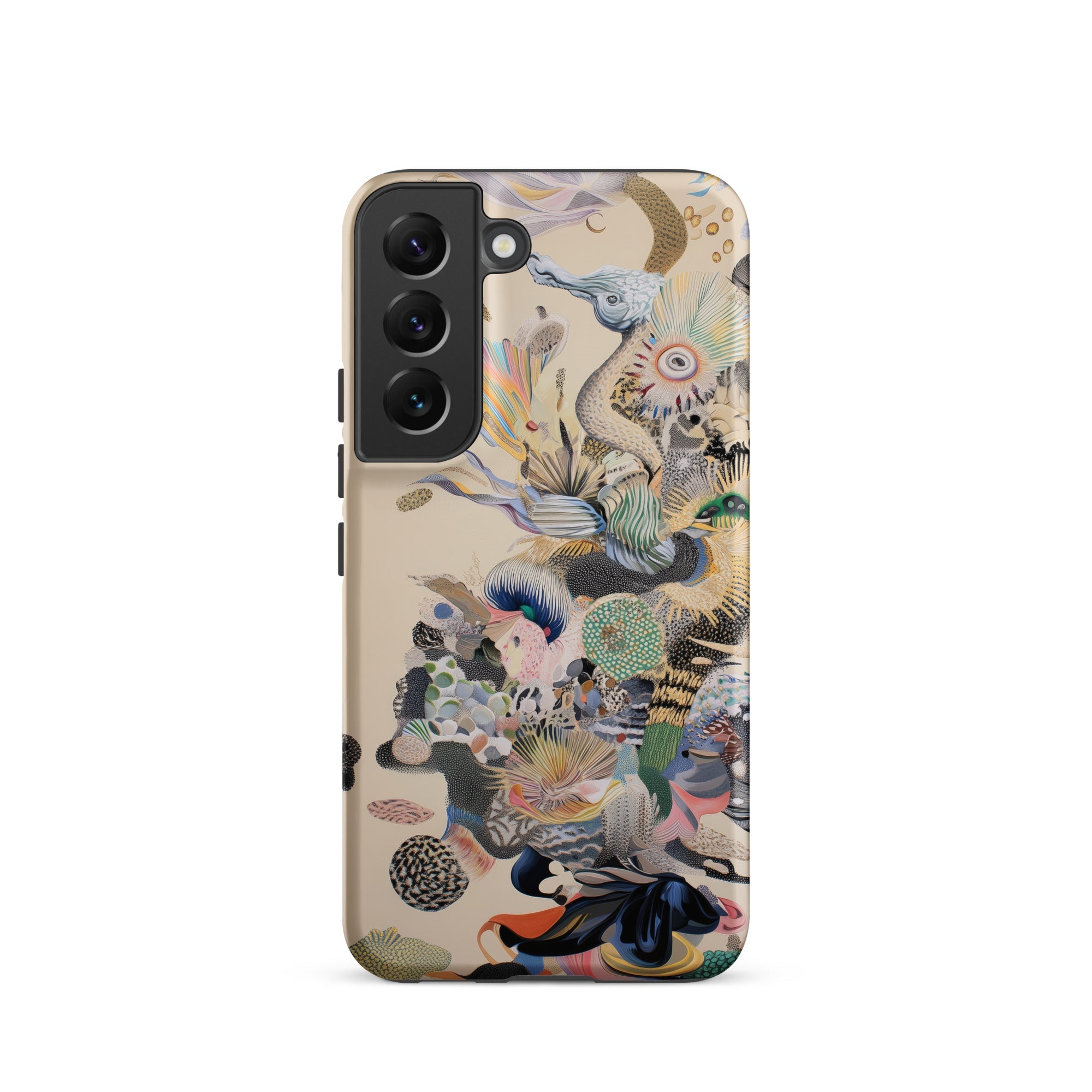 Into the Wild Dreamy Botanical Art Samsung Case, Galaxy S22 / Matte, Smartphone Whimsical Abstract Art Case Intricate Patterns Muted
