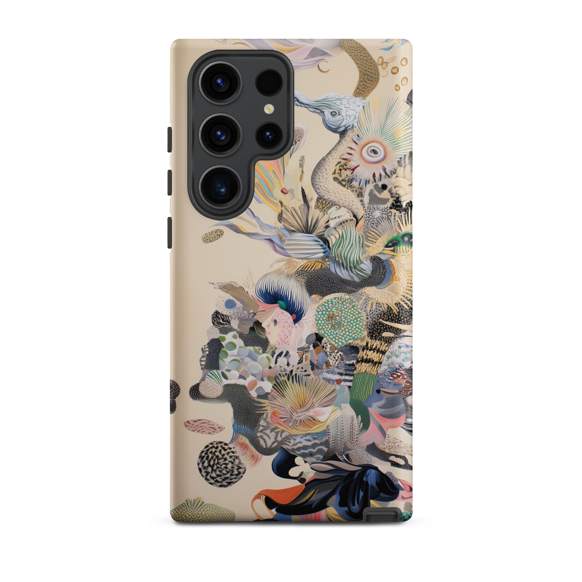 Into the Wild Dreamy Botanical Art Samsung Case, Galaxy S23 Ultra / Matte, Smartphone Case Abstract Colorful Intricate Design