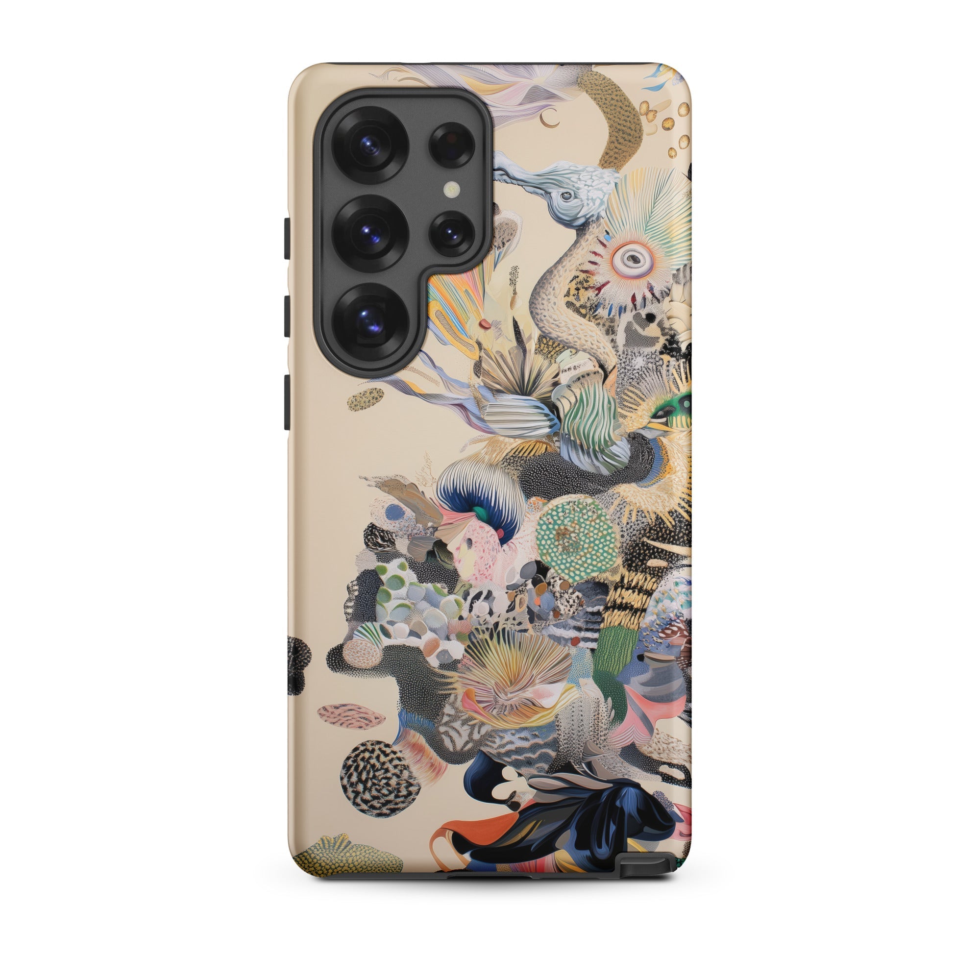 Into the Wild Dreamy Botanical Art Samsung Case, Galaxy S25 Ultra / Matte, Smartphone Case Abstract Colorful Highly Detailed Design