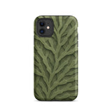 Coque Iphone Motif Feuille Verte Intriquée, 11 / Mat, Coques de Téléphone Portable, Toby Leon