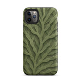 Coque Iphone Motif Feuille Verte Intriquée, 11 Pro Max / Mat, Coques de Téléphone Portable, Toby Leon