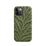 Coque Iphone Motif Feuille Verte Intriquée, 12 Pro / Mat, Coques de Téléphone Portable, Toby Leon
