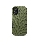 Coque Iphone Motif Feuille Verte Intriquée, 17 / Mat, Coques de Téléphone Portable, Toby Leon