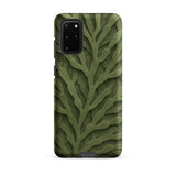 Intricate Green Leaf Pattern Phone Case, Samsung Galaxy S20 Plus / Matte, Mobile Cases, Toby Leon