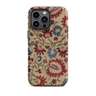 Ionian Islands Embroidery Textile Folk Art Iphone Case, 14 Pro Max / Matte, Floral Patterned Phone Case