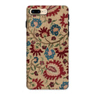 Ionian Islands Embroidery - Textile Folk Art Iphone Case, 8 Plus / Matte, Floral Patterned Phone Case