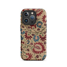 Ionian Islands Embroidery Textile Folk Art Iphone Case, Floral Patterned Phone Case