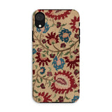 Ionian Islands Embroidery - Textile Folk Art Phone Case Iphone Xr / Matte Floral Patterned Phone Case Ionian Islands Embroidery,
