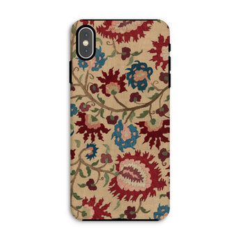 Ionian Islands Embroidery - Textile Folk Art Phone Case Iphone Xs Max / Matte Floral Patterned Phone Case Ionian Islands Embroidery,