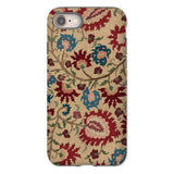 Ionian Islands Embroidery - Textile Folk Art Phone Case Iphone 8 / Matte Floral Patterned Phone Case Ionian Islands Embroidery,