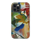 Painting with Green Center - Vasily Kandinsky Iphone Case 12 Pro / Matte Mobile Phone Cases