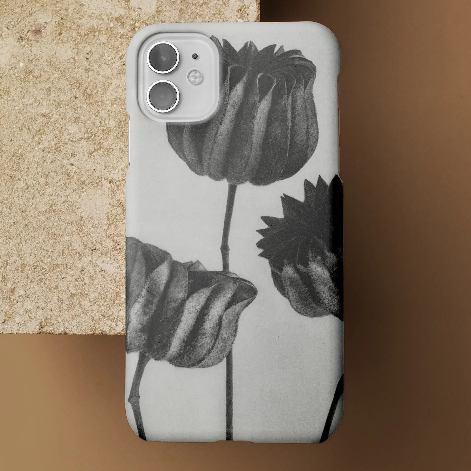 Abutilon (lime Mallow) Pod - Karl Blossfeldt Art Iphone Case Mobile Phone Cases