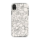 Black & White Florals - Taguchi Tomoki Iphone Case Xr / Matte Mobile Phone Cases