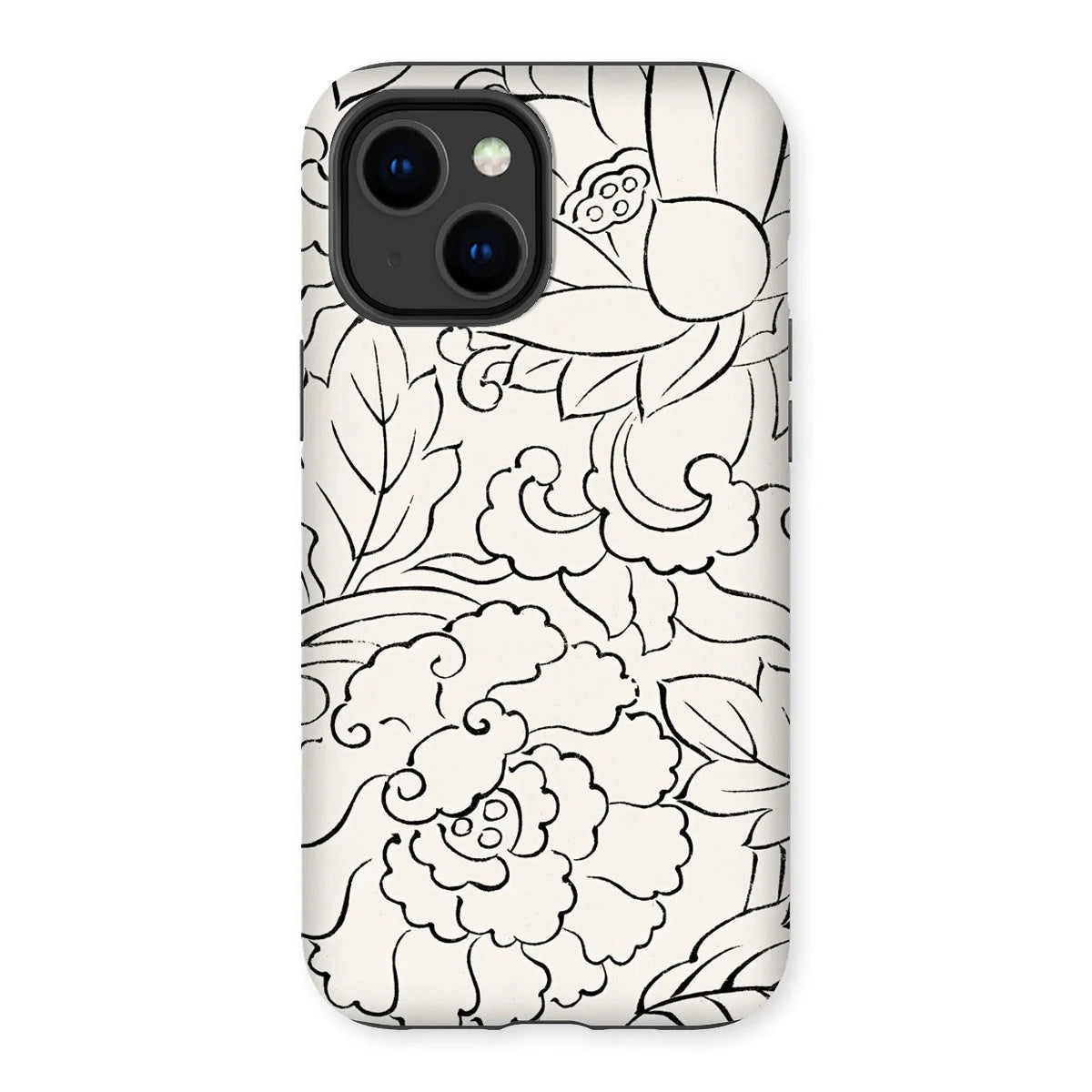 Black & White Florals - Taguchi Tomoki Iphone Case 14 Plus / Matte Mobile Phone Cases