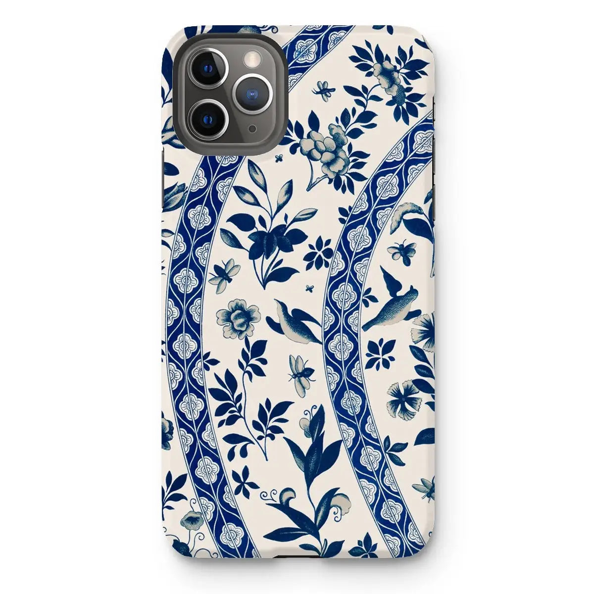 Blue Birds & Florals - Owen Jones Chinoiserie Iphone Case 11 Pro Max / Matte Mobile Phone Cases