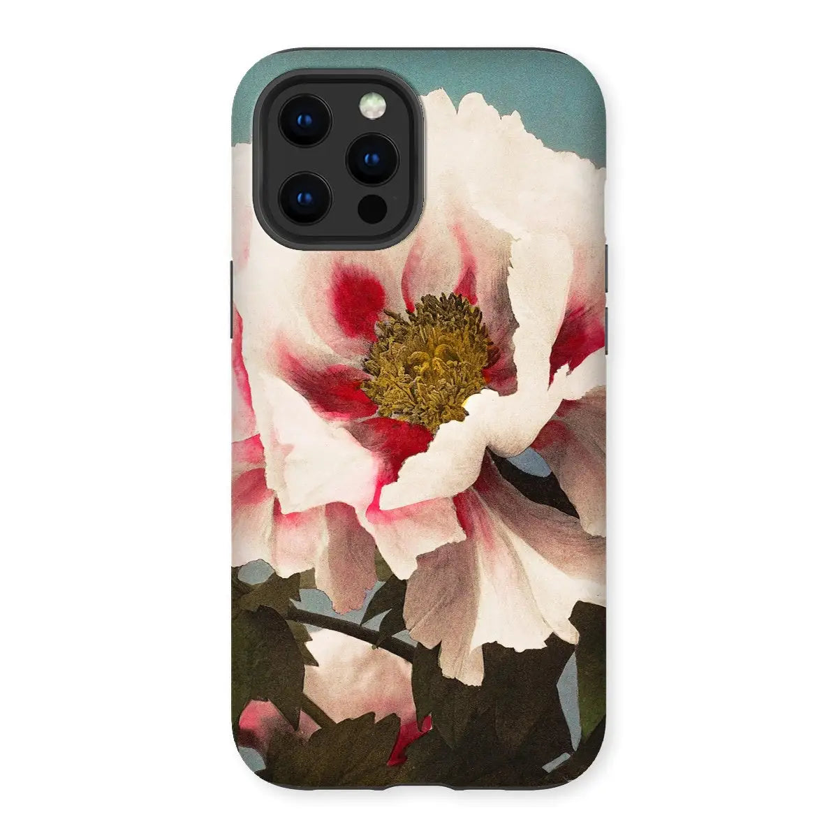 Pink Peony - Kazumasa Ogawa Floral Iphone Case 13 Pro Max / Matte Mobile Phone Cases