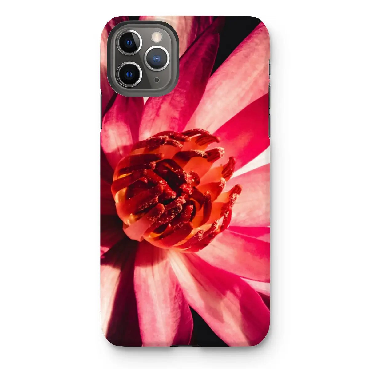 Casanova - Pink Red Lotus Flower Art Photography Iphone Case 11 Pro Max / Matte Mobile Phone Cases