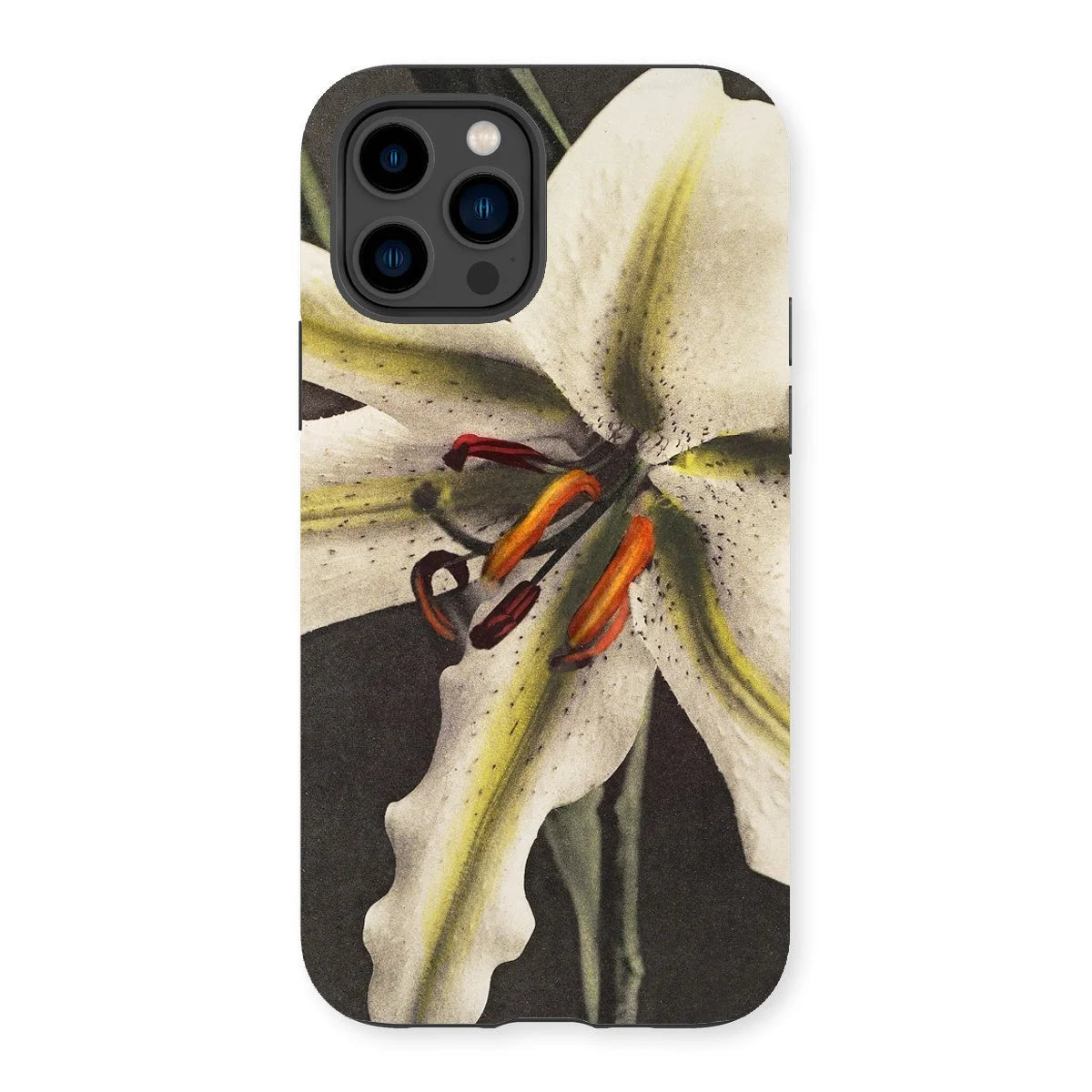 Lily - Kazumasa Ogawa Floral Art Iphone Case 14 Pro / Matte Mobile Phone Cases