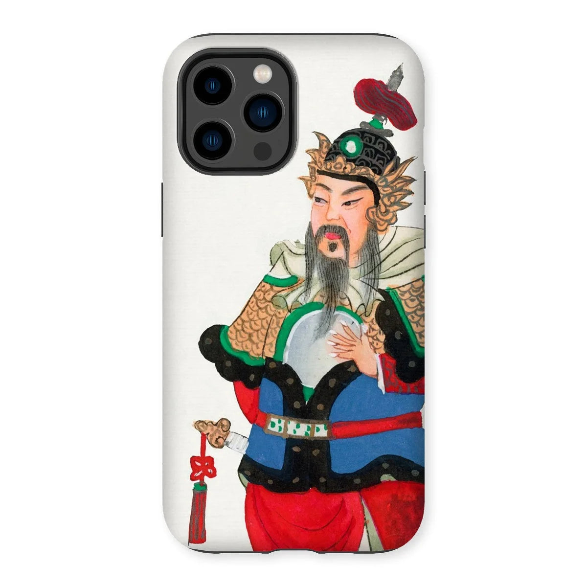 Military Commander - Qing Dynasty Art Iphone Case 14 Pro Max / Matte Mobile Phone Cases