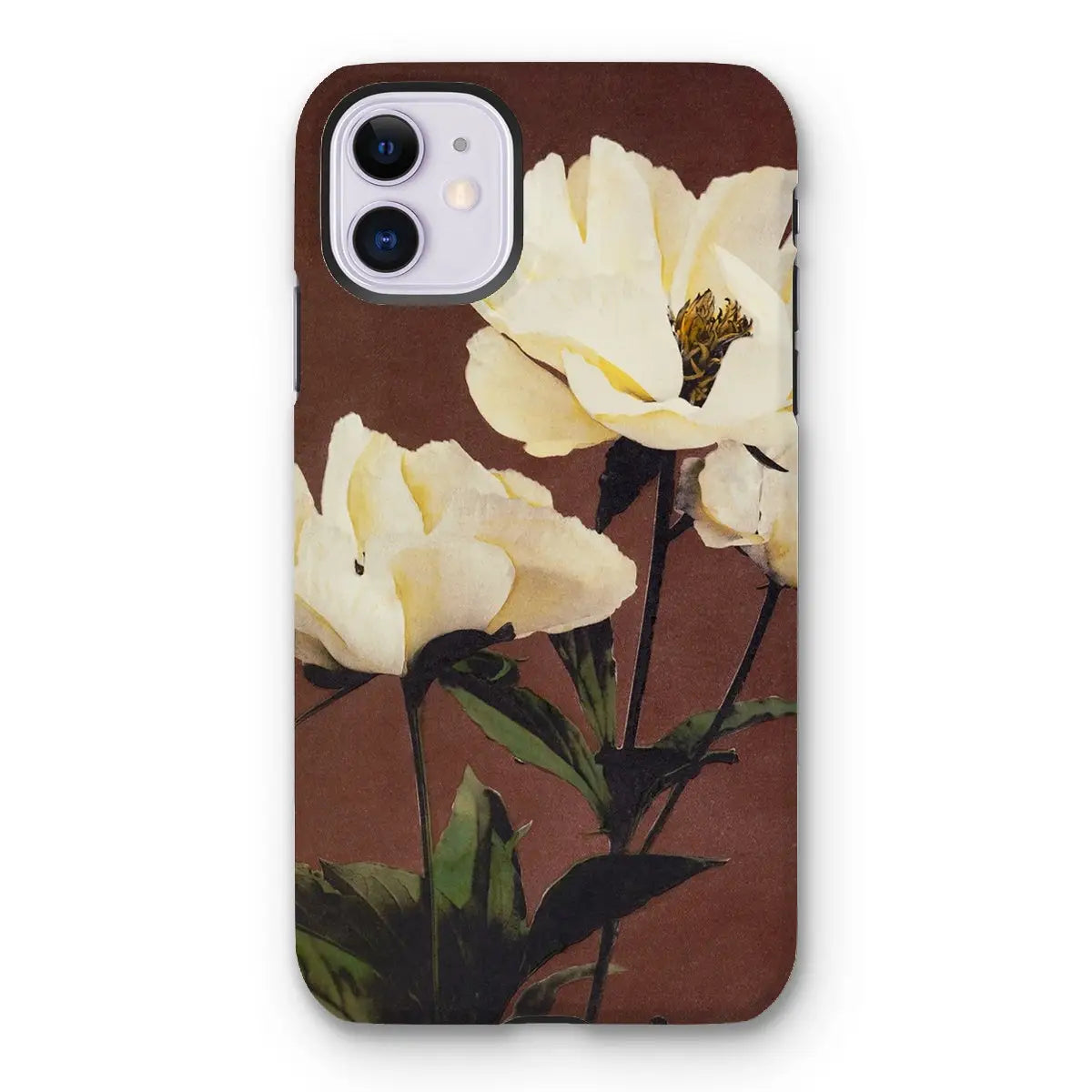 White Peony - Kazumasa Ogawa Floral Iphone Case 11 / Matte Mobile Phone Cases