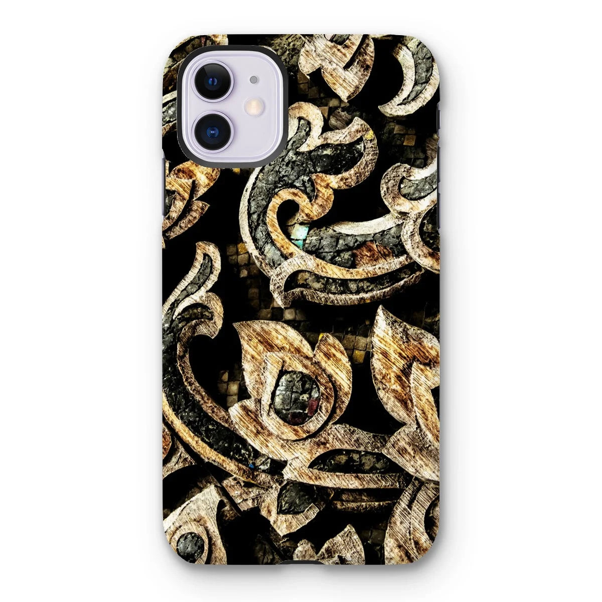 Against the Grain - Ancient Thai Woodwork Iphone Case 11 / Matte Mobile Phone Cases