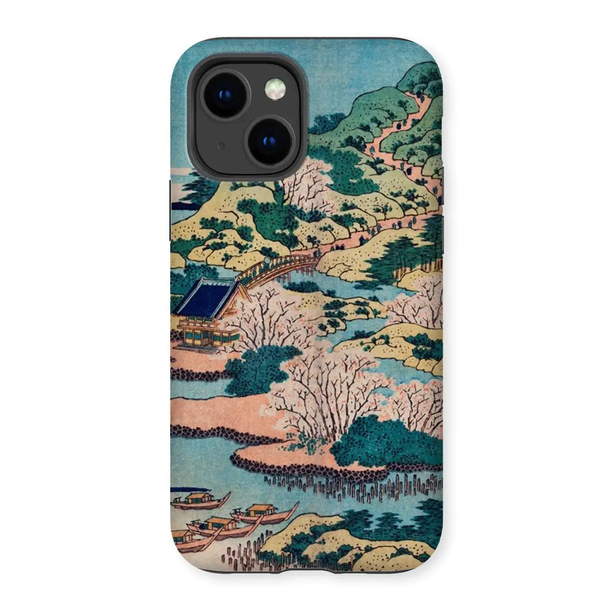 Sesshu Ajigawaguchi Tenposan - Hokusai Ukiyo-e Iphone Case 14 / Matte Mobile Phone Cases