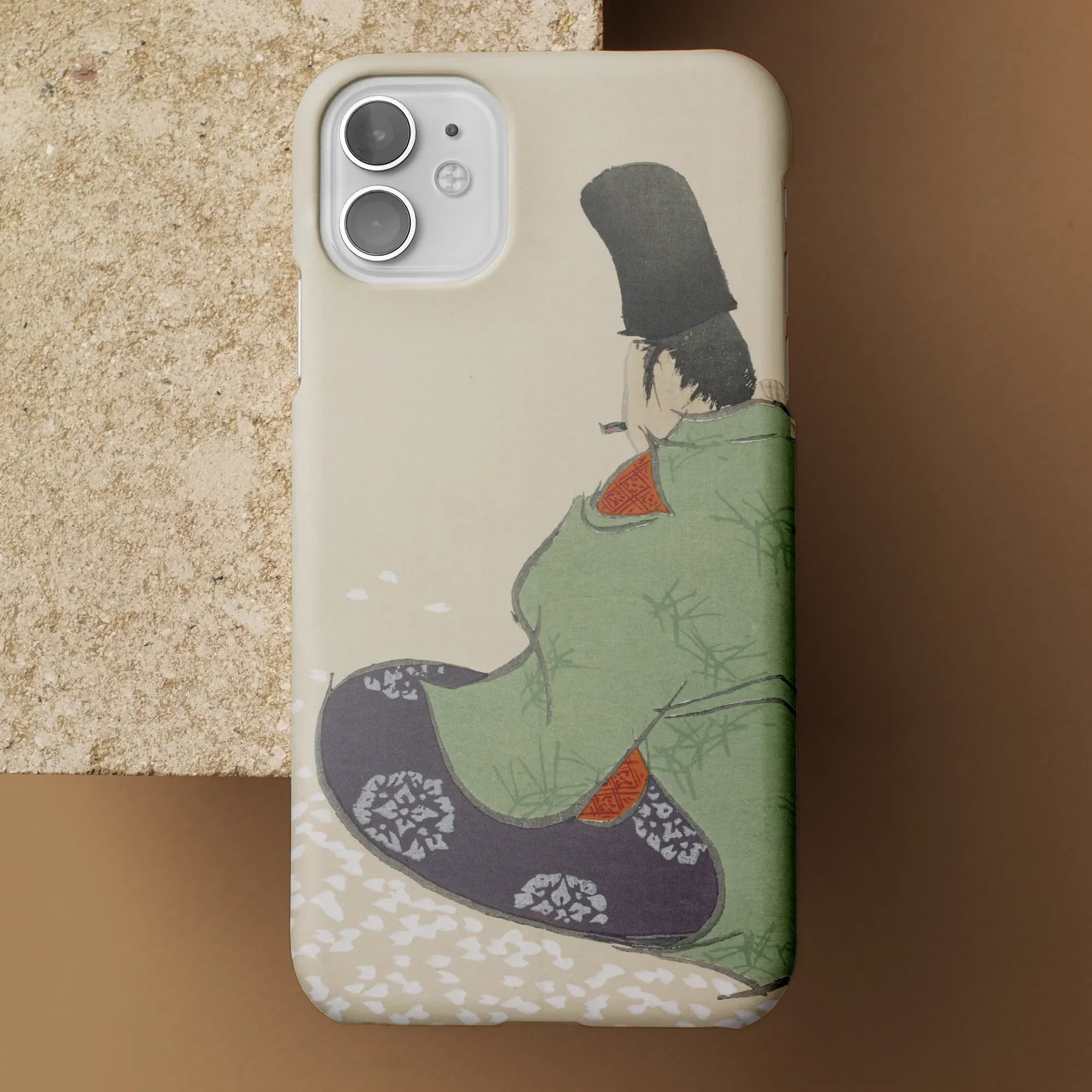 Flute Player - Kamisaka Sekka Art Iphone Case Mobile Phone Cases