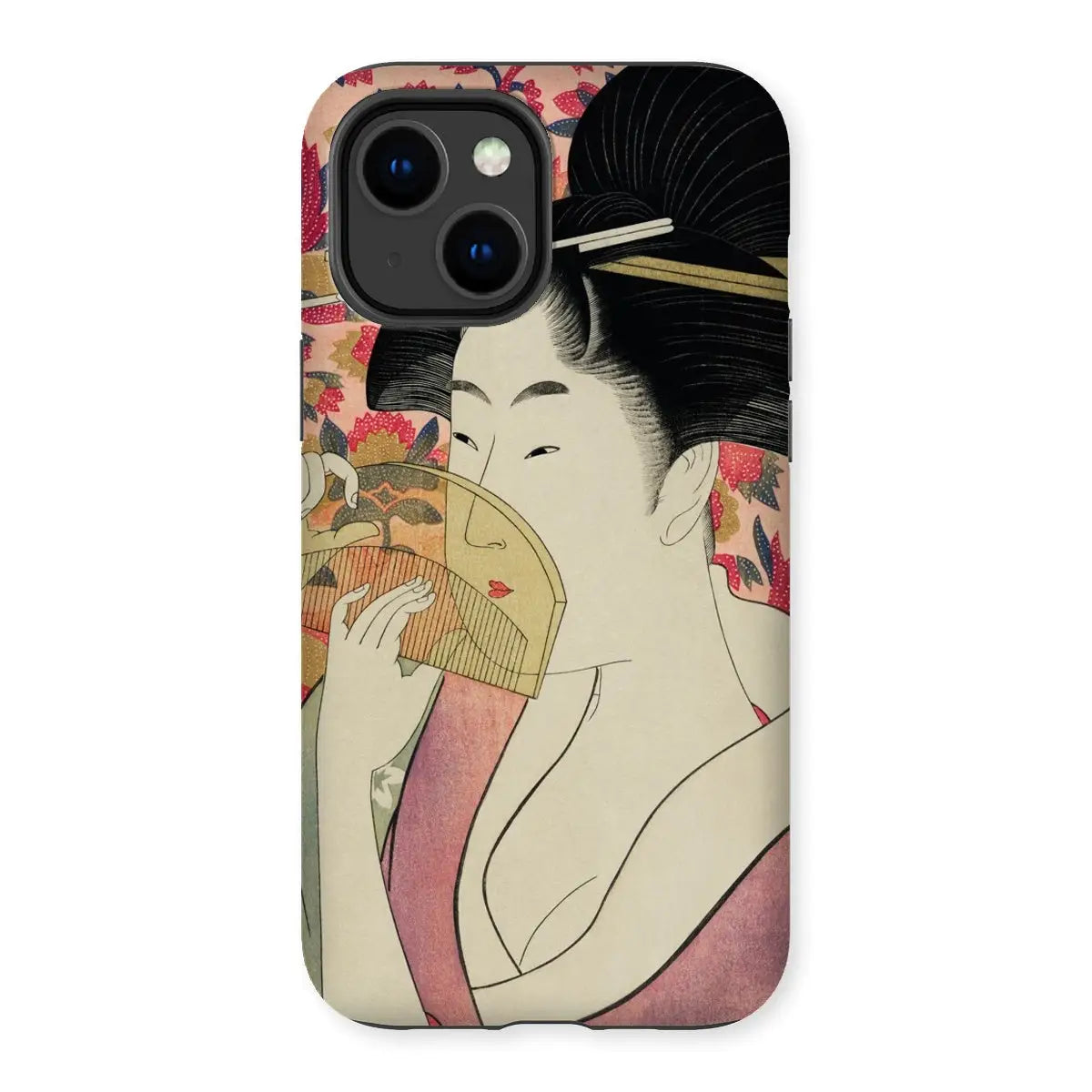 Kushi - Utamaro Kitagawa Japanese Ukiyo-e Art Iphone Case 14 Plus / Matte Mobile Phone Cases