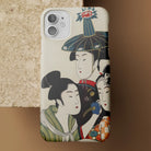 3 Young Men or Women - Utamaro Ukiyo-e Iphone Case Mobile Phone Cases