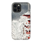 Snow at Asakusa - Takahashi Shōtei Shin-hanga Iphone Case 12 Pro Max / Matte Mobile Phone Cases