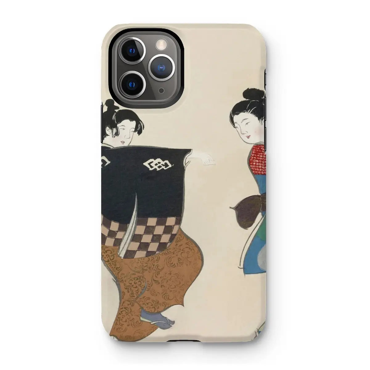 Dancers from Momoyogusa - Kamisaka Sekka Iphone Case 11 Pro / Matte Mobile Phone Cases