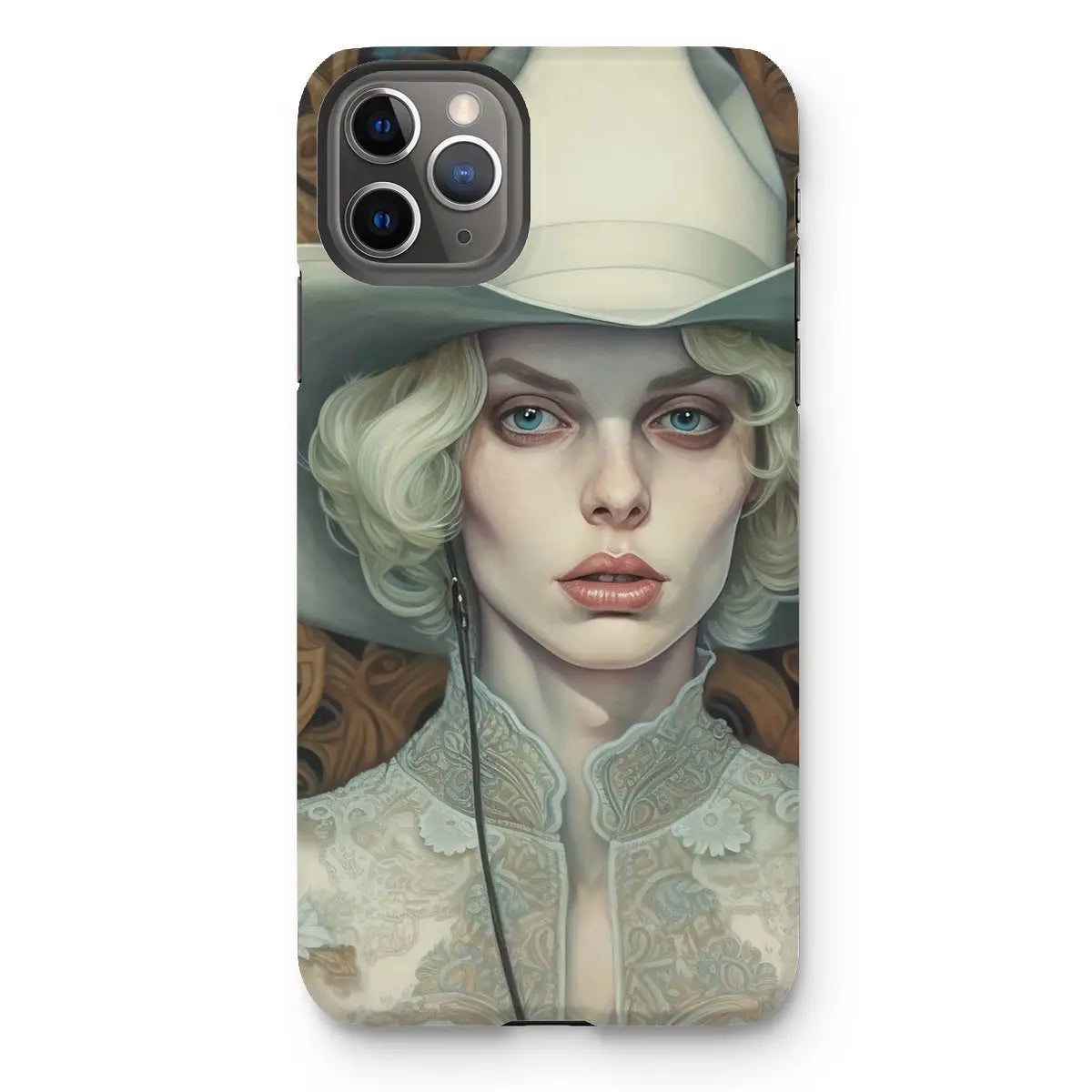 Winnie - Sapphic Femme Cowgirl Iphone Case 11 Pro Max / Matte Mobile Phone Cases