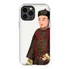 Emperor’s Courtier - Qing Dynasty Manchu Fashion Iphone Case 14 Pro Max / Matte Mobile Phone Cases