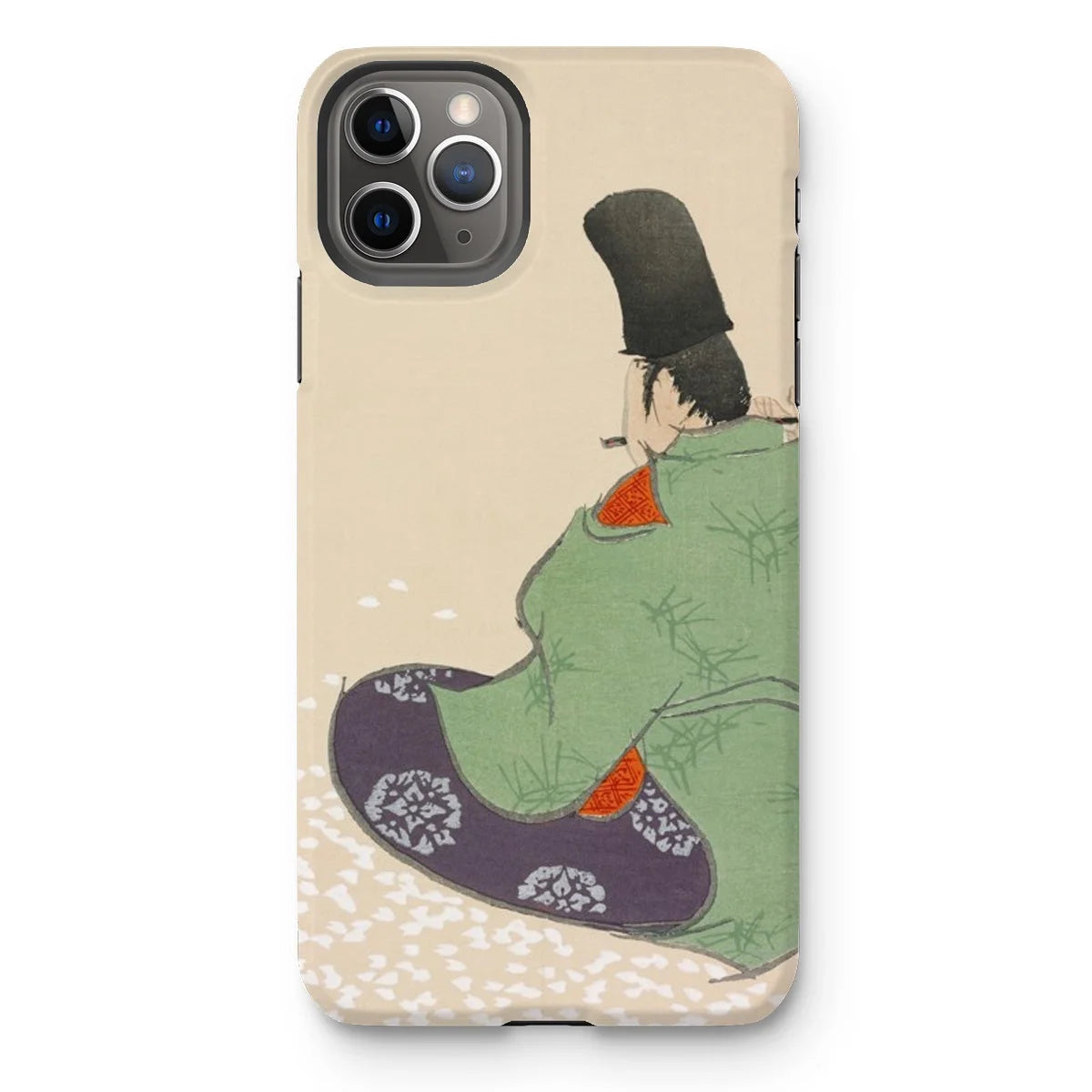 Flute Player - Kamisaka Sekka Art Iphone Case 11 Pro Max / Matte Mobile Phone Cases