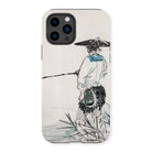 Japanese Fisherman - Kōno Bairei Iphone Case 14 Pro / Matte Mobile Phone Cases