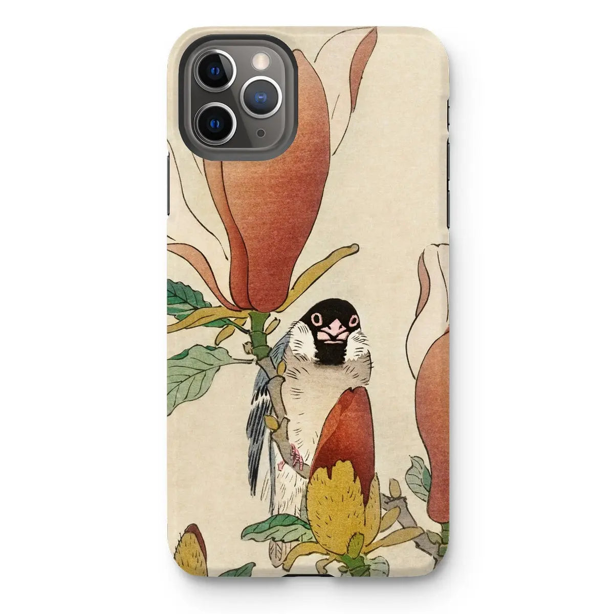 Sparrow on Magnolia - Ohara Koson Kachō-e Iphone Case 11 Pro Max / Matte Mobile Phone Cases