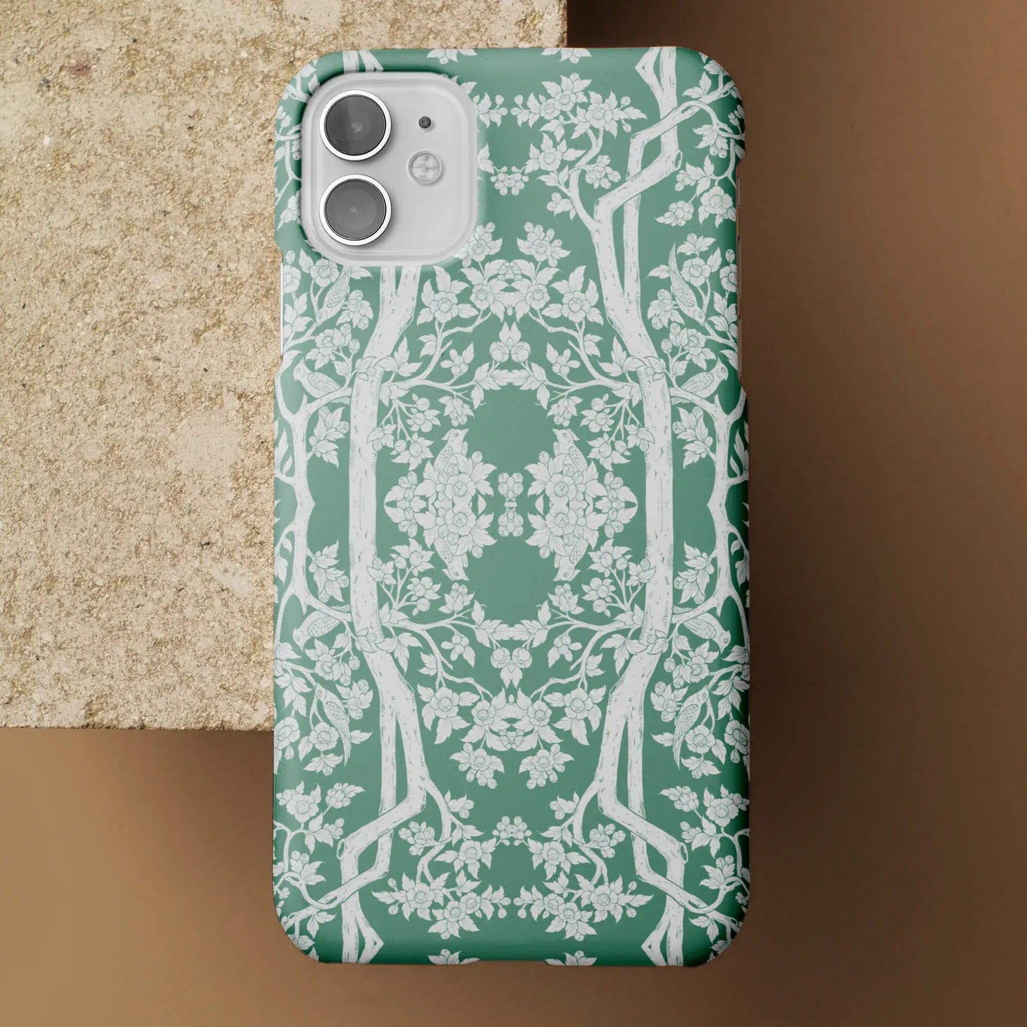 Aviary Green Aesthetic Pattern Art Iphone Case Mobile Phone Cases