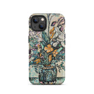 Iris Arum Tulips Paul Signac Iphone Case, 13 / Matte, Iphone Case Vibrant Floral Vase Illustration
