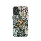 Iris Arum Tulips - Paul Signac Iphone Case, 16 / Matte, Phone Case Colorful Floral Vase Design