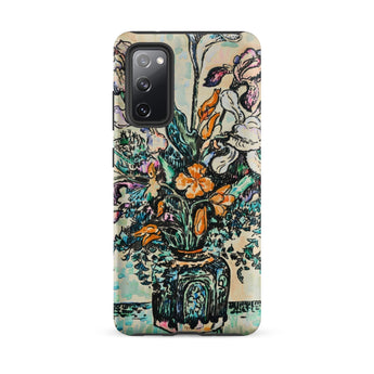 Iris Arum Tulips - Paul Signac Phone Case Samsung Galaxy S20 Fe / Matte Vibrant Illustrated Stylized Floral Arrangement Ornate Signac’s,