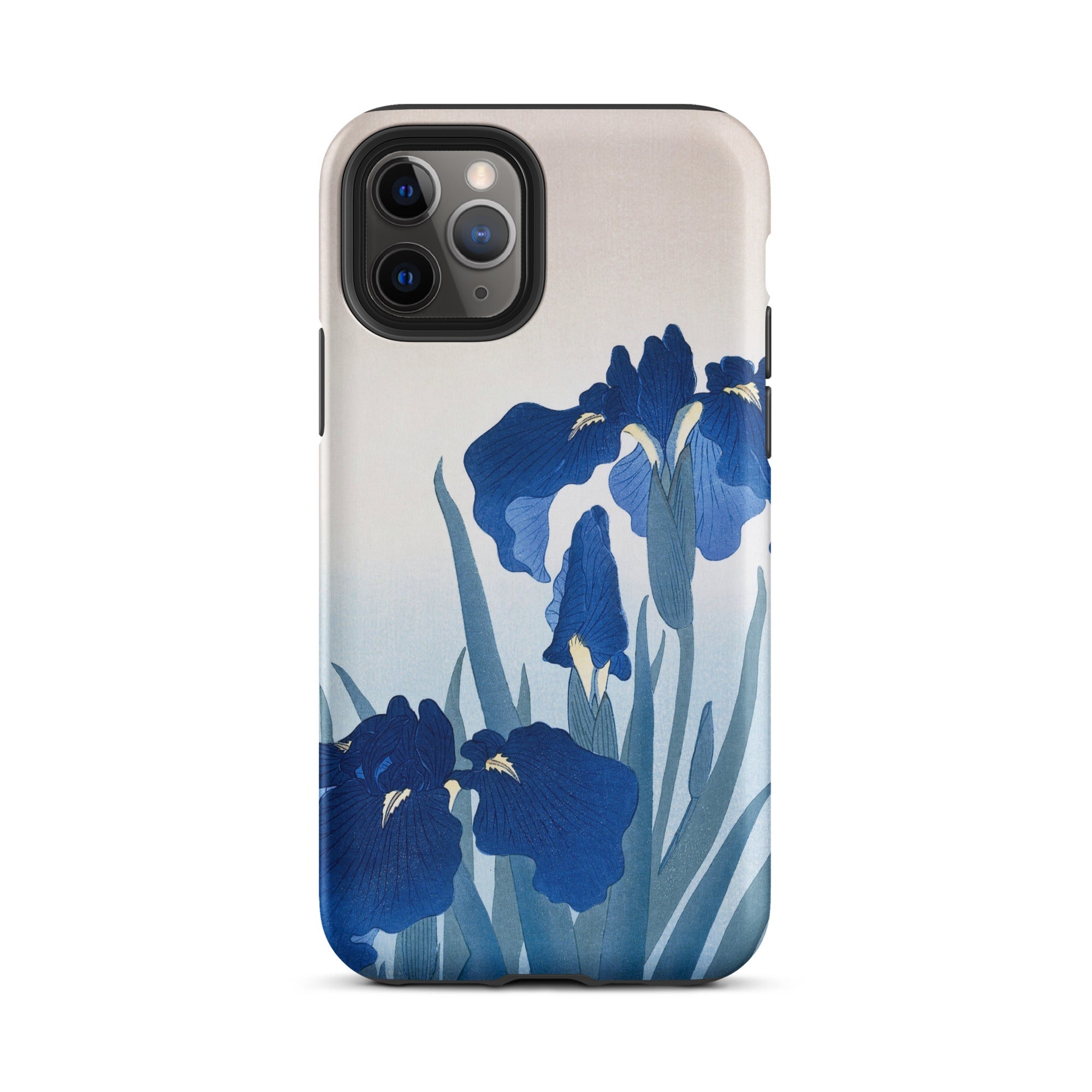 Iris Flowers Ohara Koson Iphone Case, 11 Pro / Matte, Blue Iris Flower Phone Case