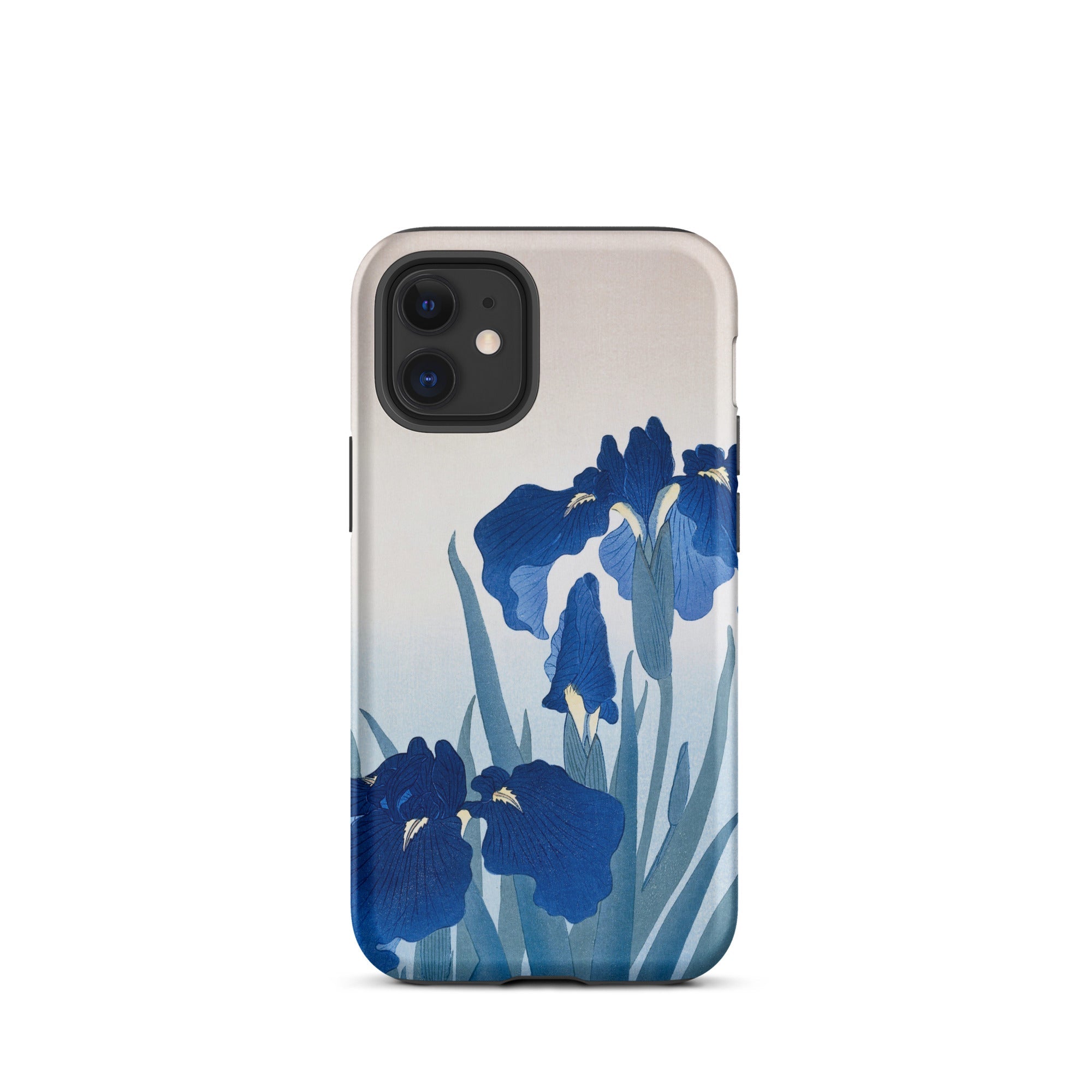 Iris Flowers Ohara Koson Iphone Case, 12 Mini / Matte, Floral Patterned Phone Case
