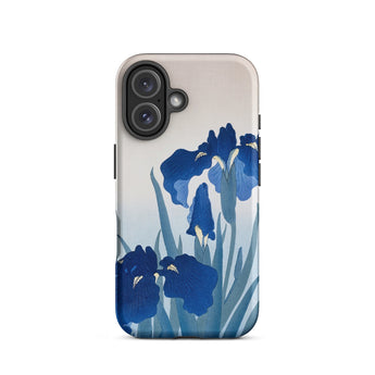 Iris Flowers - Ohara Koson Iphone Case, 16 / Matte, Floral-patterned Phone Case