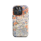 The Island Garden - Childe Hassam Phone Case Iphone 16 Pro / Gloss Vibrant Floral-patterned Soft Orange Blue White, Appledore Mobile Cases
